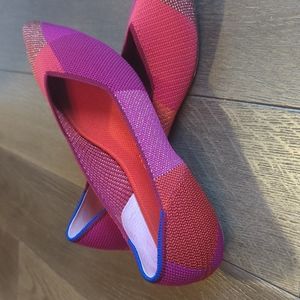 Rothy's Pink Pointed Flat